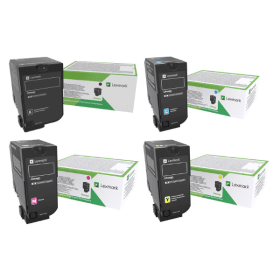 Lexmark 24B651 Multipack Full Set of 4 Toner Cartridges Original