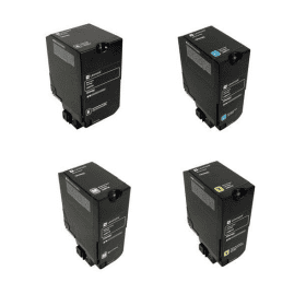Lexmark 24B671 Multipack Full Set of 4 Toner Cartridges Original
