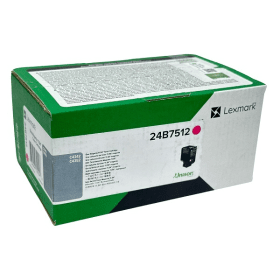 Lexmark 24B7512 Magenta Toner Cartridge Original