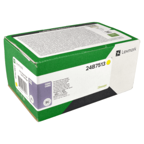 Lexmark 24B7513 Yellow Toner Cartridge Original