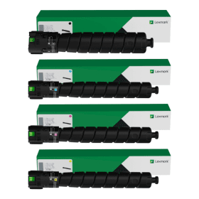 Lexmark 24B7526 Multipack Full Set of 4 Toner Cartridges Original