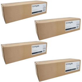 Lexmark 24B754 5 Multipack Full Set of 4 Toner Cartridges Original