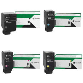 Lexmark 71C2H High Capacity Return Programme Multipack Full Set of 4 Toner Cartridges Original