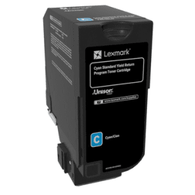 Lexmark 74C2SC0 Cyan Return Programme Toner Cartridge Original