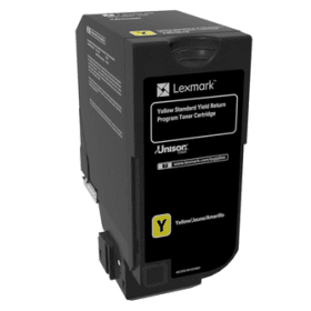 Lexmark 74C2SY0 Yellow Return Programme Toner Cartridge Original