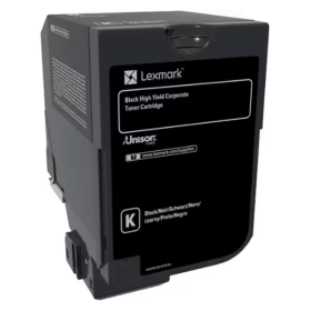 Lexmark 84C2HKE Black Extra High Capacity Return Programme Toner Cartridge Original