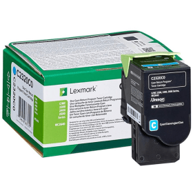 Lexmark C2320C0 Cyan Return Programme Toner Cartridge Original