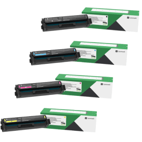 Lexmark C342X High Capacity Return Program Multipack Full Set of 4 Toner Cartridges Original