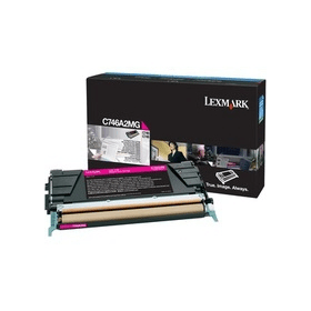 Lexmark C746A1MG Magenta Return Program Toner Cartridge Original