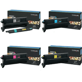 Lexmark C9202 Multipack Full Set of 4 Toner Cartridges Original