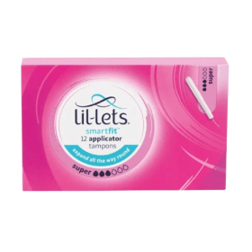 Lil Lets Cardboard Applicator Tampons Super 12 x 24 288 Pack LIL20695 F