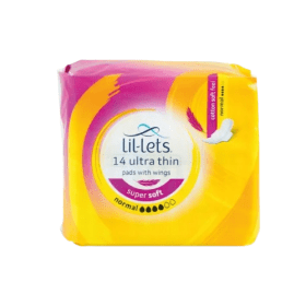 Lil Lets Supersoft Sanitary Pads Ultra with Wings Normal 24 x 14 336 Pack LIL20609 F