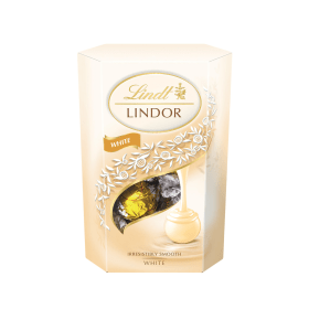 Lindt Lindor Cornet White Chocolate 200g 888889 F