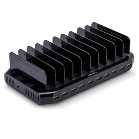 Lindy 10 Port USB Type A Charging Station Black 795812 F