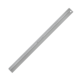 Linex 50cm Hobby Aluminium Ruler LXE1950M 584622 F