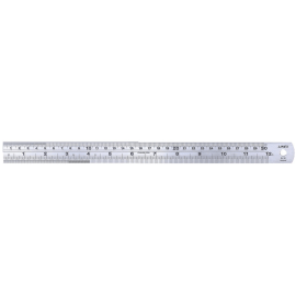Linex Heavy Duty Ruler 30cm Stainless Steel 113454 F