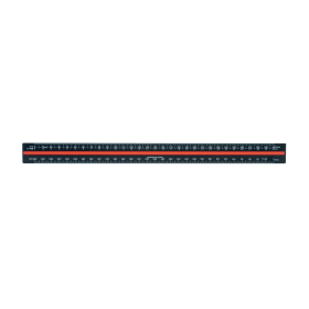 Linex Tri Scale Ruler 30cm Aluminium Black 373020 F