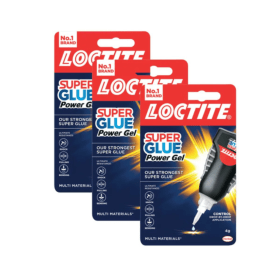 Loctite Super Glue Control Power Gel 4g 3 for 2 Offer