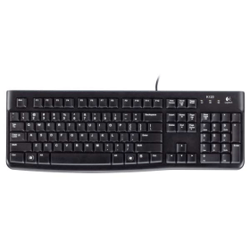 Logitech K120 keyboard USB Qwerty Wired Black 470282 F