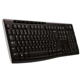 Logitech K270 Keyboard UK Layout Wireless Black 393035 F