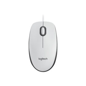 Logitech M100 Wired Mouse White USB 838340 F