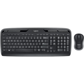 Logitech MK330 Wireless Keyboard and Mouse Set Black 393038 F