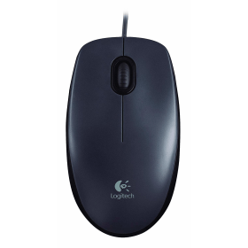 Logitech Wired Mouse Black 543553 F