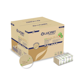 Lucart Professional Interfolded Napkins EcoNatural 216TN 150 x 40 Sheets 6000 Pack 879905 F