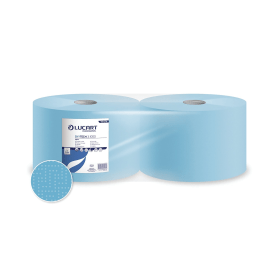 Lucart Professional Skytech Floorstand Paper Roll 360m 3 Ply Blue 2 Pack 848194 F
