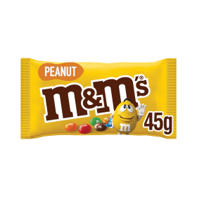 M M s Peanut Pieces Milk Chocolate with Peanut Centre Bag 45g 24 Pack 890097 F