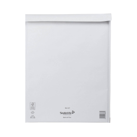 Mail Lite Bubble Lined Postal Bag Size K 7 350mm x 470mm Oyster White 50 Pack 126760 F