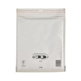Mail Lite Sealed Air Bubble Lined Postal Bag E2 220mm x 260mm White 100 Pack 116370 F