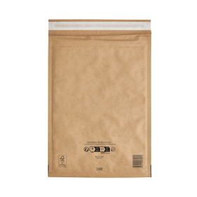Mail Lite Sealed Air Bubble Lined Postal Bag G4 240mm x 330mm Brown 50 Pack 101922 F