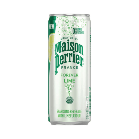 Maison Perrier Forever Lime Sparkling Water 330ml Can 24 Pack NL14916 F