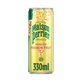 Maison Perrier Sparkling Water Passion Fruit 330ml Can 24 Pack NL22176 F