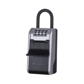 Master Lock Key Lock Box With Shackle Black Grey 5480EURD 885110 F
