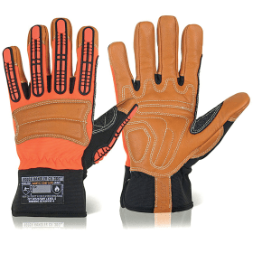 Mec Dex Rough Handler C5 360 Mechanics Gloves Orange Medium 512479 F