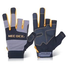 Mec DexWork Passion Tool Mechanics Gloves Grey Gold 2XL 510890 F