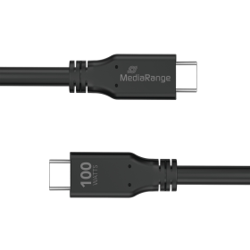 Mediarange USB Type C Charge and Sync Cable with E Mark Chip USB 3.2 Gen 1X2 3m 888863 F