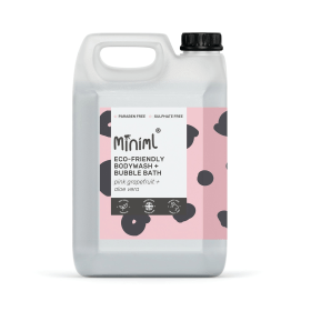 Miniml Bodywash and Bubble Bath Pink Grapefruit Aloe Vera 5 Litre 914326 F