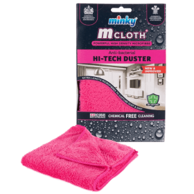 Minky M Cloth Hi Tech Duster Pink