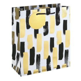 Mono Paint Strokes Gift Bag Large White 6 Pack EU13828 F