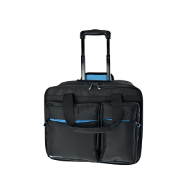 Monolith 15.6 Inch Blueline Wheeled Laptop Case Black Blue 761594 F