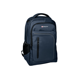 Monolith 15.6 Inch Business Commuter Laptop Backpack USB Headphone Port Navy Blue 761593 F