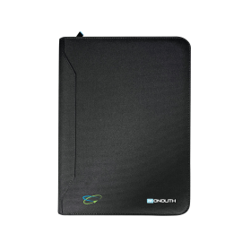 Monolith Blueline Zipped Conference Folder A4 Black 788034 F