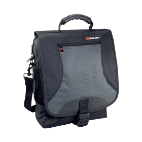 Monolith Multifunctional Nylon 15.6 Inch Laptop Backpack Black and Grey 135564 F
