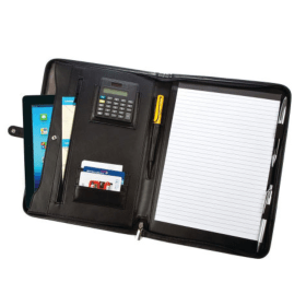 Monolith Tablet A4 Conference Folder with Calculator HM03885 F