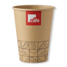 MyCafe Kraft Single Wall Hot Cup 8oz 50 Pack 830873 F