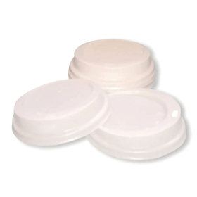MyCafe Paper Cup Lids 35cl 12oz White 100 Pack MYC10271 F