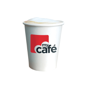 MyCafe Single Wall Hot Cup 250ml 50 Pack 478716 F